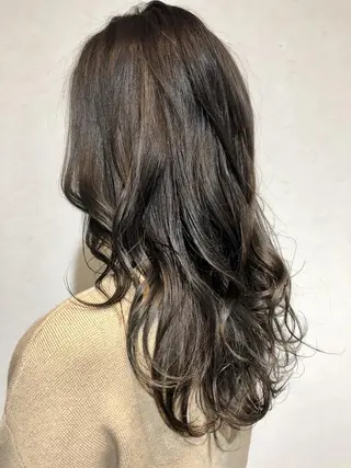 ロング カラー 縮毛矯正/髪質改善/ 艶髪ササキナツミのヘアスタイル