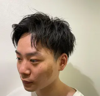 ショート パーマ メンズ 【メンズ特化】 池田大成✂︎のヘアスタイル