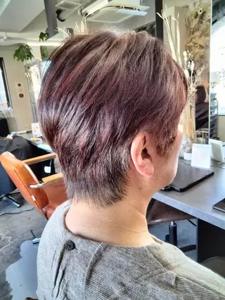 ショート nico麻生　長谷川 裕月のヘアスタイル