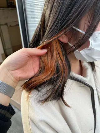 セミロング ，comma momoka🪄のヘアスタイル