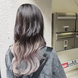 ロング 🇰🇷透明感×ハイ トーン🌟tomoのヘアスタイル