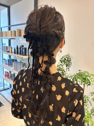 ロング ヘアアレンジ 透明感カラー/ レイヤーkotonoのヘアスタイル