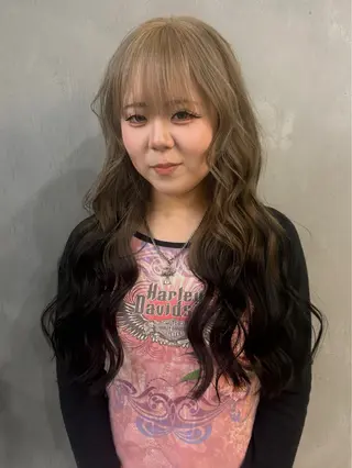 ロング noa / 郡山ボブ ×透明感カラーのヘアスタイル