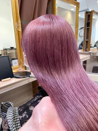 セミロング カラー ハイトーン特化 川井優汰のヘアスタイル
