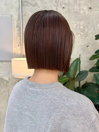 ショート AYAKA/名古屋/ 栄/ボブ/透明カラーのヘアスタイル