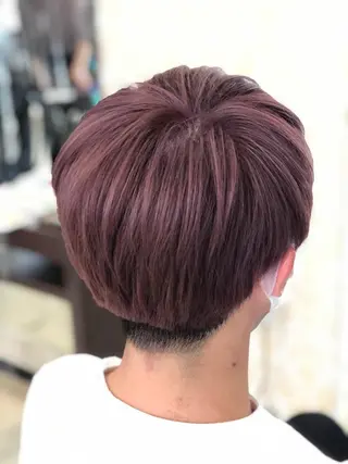 ショート カラー メンズ 嶌田 沙紀のヘアスタイル