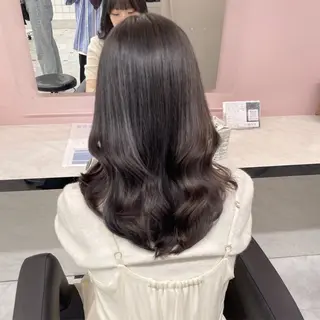 セミロング カラー ヘアアレンジ 💖艶と似合わせ💖 カラーカット💖のヘアスタイル