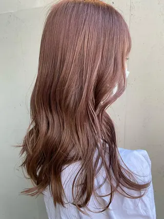 ロング カラー エクステ/ハイトーン /インナー礒野朱里のヘアスタイル
