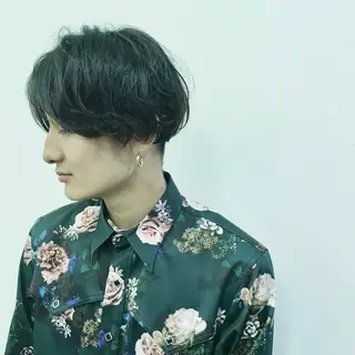 カラー パーマ メンズ ニュアンスパーマ/ レイヤー/茶屋町のヘアスタイル