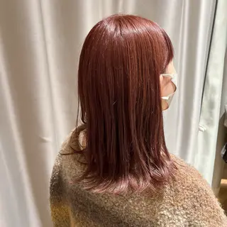 セミロング カラー hito小塩 菜津実🌼のヘアスタイル