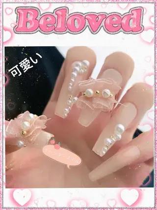 ネイル ラベンダー💖日暮里 ルル💖ネイルのネイルデザイン