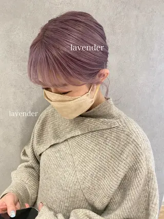 ミディアム カラー ヘアアレンジ あおい 🍒暖色カラーのヘアスタイル