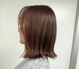 ミディアム 嬉野 暖のヘアスタイル