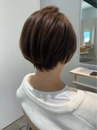 ショート 残間 美月のヘアスタイル
