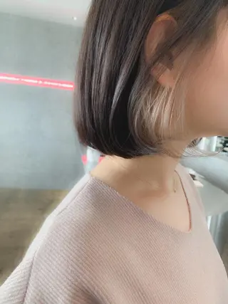 ショート カラー 山下 千明のヘアスタイル