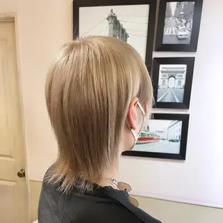 ミディアム カラー メンズ 髪質改善 /絹髪🫧ゆたかのヘアスタイル