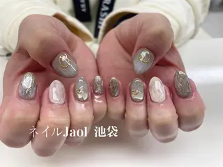 ミディアム ネイルJaol 池袋のネイルデザイン
