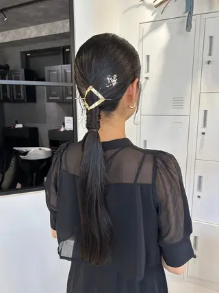 ヘアアレンジ 河野いずみ レイヤー/ボブ 🤍のヘアスタイル