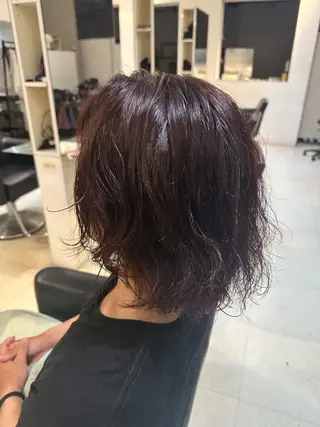 カラー パーマ メンズ 赤津 唯のヘアスタイル