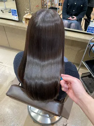セミロング カラー パーマ ヘアアレンジ キッズ ひろ美容室所属・田中 俊貴のヘアスタイル