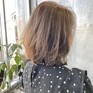 ミディアム カラー ヘアアレンジ 【ダメージレス施術】 【透明感】北村 拓也のヘアスタイル