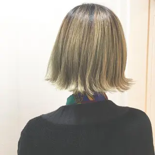 ショート ミディアム カラー yuki watanabeのヘアスタイル