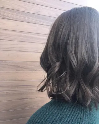 ミディアム ayumi ／透明感カラーのヘアスタイル