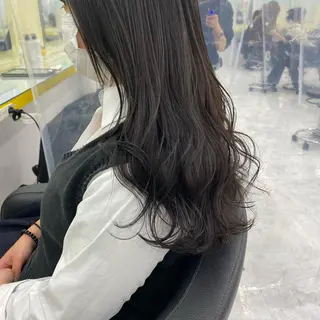 セミロング カラー ヘアアレンジ mai🍑暖色カラー /レイヤー💖のヘアスタイル
