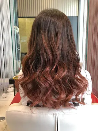 ミディアム カラー 大塚 貴之のヘアスタイル