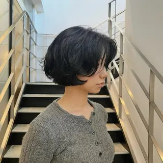 ミディアム カラー GO TODAY SHAiRE SALON 原宿本店所属・ボブ/レイヤー/ ハッシュカット/河内のヘアスタイル