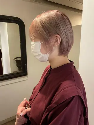 ショート カラー 大人girly🛋️ 🤍yukakoのヘアスタイル