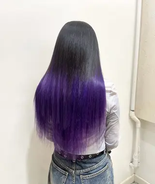 ロング カラー 🔗透明感カラー🔗 エクステ✂️はるちかのヘアスタイル