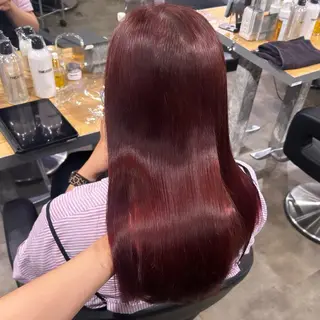 セミロング 横浜美容室/透明感 カラー/レイヤーのヘアスタイル