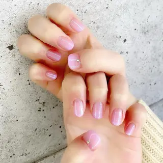 ショート カラー パーマ ヘアアレンジ メンズ キッズ ネイル マツエク・マツパ Salon Ｋのネイルデザイン