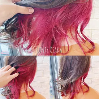 ミディアム カラー 枚方/樟葉駅 ３分 enn. AKIRAのヘアスタイル
