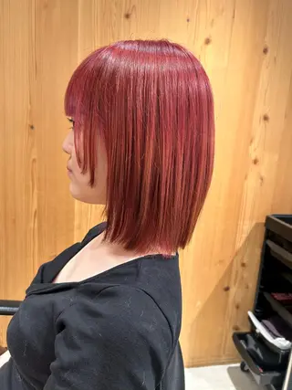 ショート カラー スキバサミを使わない カット🌼唯🌼のヘアスタイル