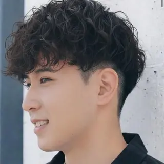 パーマ メンズ 安部 真弘のヘアスタイル