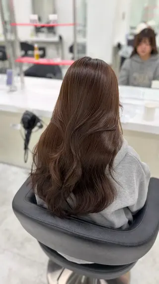 ロング カラー 盛れ韓国ハイトーン 🎀Himari🎀のヘアスタイル