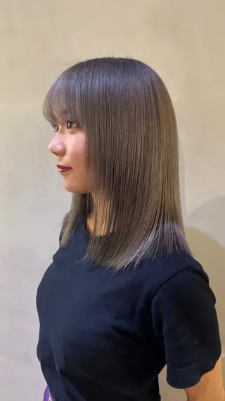 ミディアム カラー ミディアムレイヤー/ 艶カラー🎀　emiのヘアスタイル