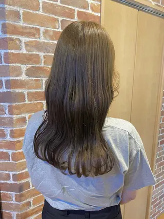 ロング カラー 透明感カラー/韓国 ヘア🩶yuri🩵のヘアスタイル