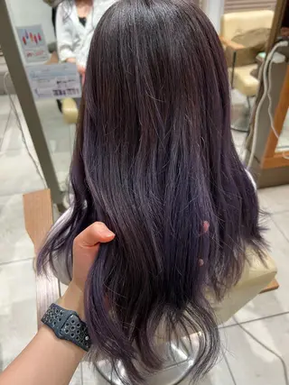 ロング カラー 遠藤 カンナのヘアスタイル