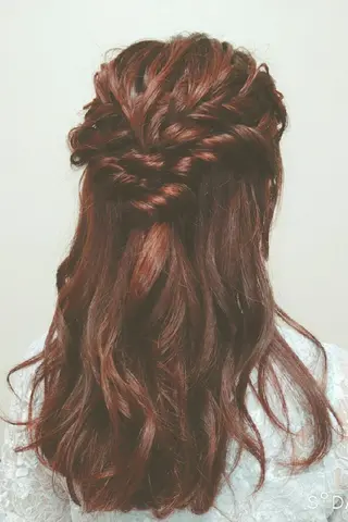 ロング ヘアアレンジ 迫田 ゆりのヘアスタイル