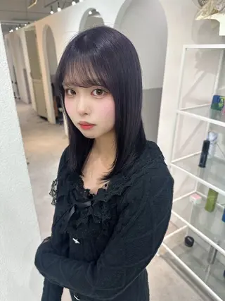 ミディアム カラー 🪞個室サロン/韓国 艶髪/keito🪞のヘアスタイル