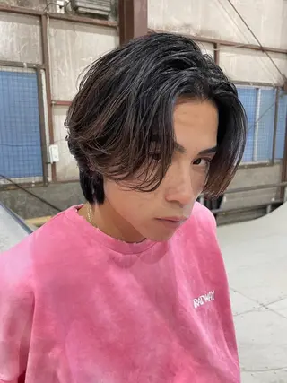 ショート パーマ メンズ SENTA✨メンズ パーマ✨fifth栄のヘアスタイル