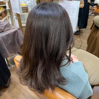 ミディアム カラー garden HAIR 優月のヘアスタイル
