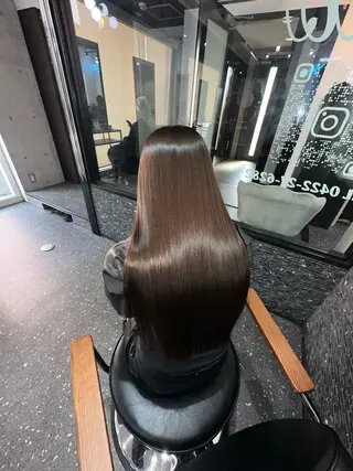 ロング パーマ 髪質改善⭐️縮毛矯正 中野⭐️Rinaのヘアスタイル