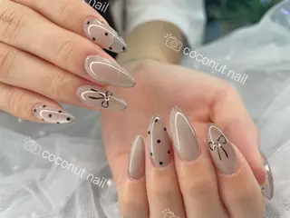 ネイル 神田 ココナッツのネイルデザイン