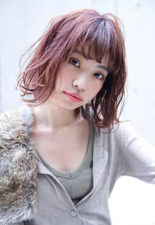 ショート カラー パーマ 💈LuTa💈_ 公式_NewOpenのヘアスタイル