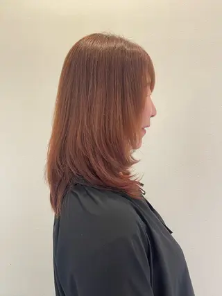 セミロング 猪俣 凜歩のヘアスタイル