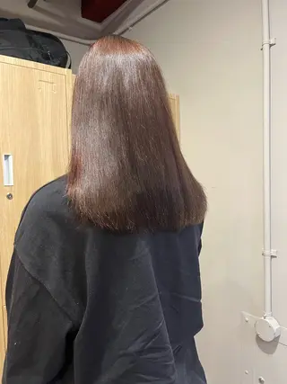 セミロング レイヤーカット🍏 オリーブ/ののかのヘアスタイル